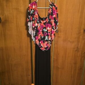 Chelsea & Theodore Multicolor Floral Dress